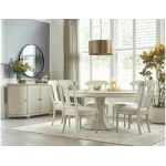 Cambric Civette Round Dining Table - Crème - Complete