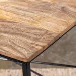 Erik Solid Mango and Iron Writing Desk - Image 3