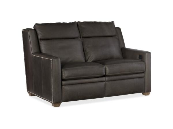 Revelin Reclining Loveseat with Power Headrest – Two Piece Back 203-70-2 Loveseats Bradington-Young