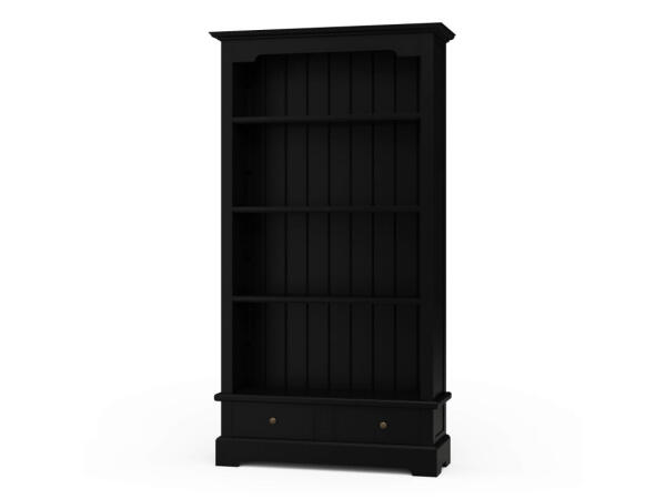 Manchester 2 Drawer Bookcase Bookcases Batavia Black