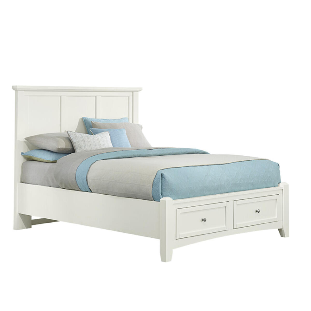 f7c2e2ffa5b959c517819e991dee5394 Bonanza Full, Queen, & King Mansion Storage Bed - White Finish - Image 1