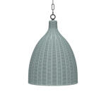 Hampton Rattan Pendant Small Lighting Blue 13