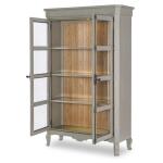 Cremone Bolt Display Cabinet Dining Storage Barnwood Oak And Northern Moss 16