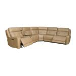 Carrington 6 Piece Sectional Sectionals Brown 19
