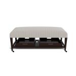 Kara Ottoman with Trays and Casters - Image 2