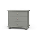Luna 3 Drawer Bedside Table