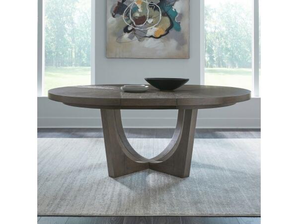 Cascade Falls Pedestal Table Set Dining Sets Brown 2