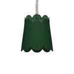 Scalloped Rattan Pendant