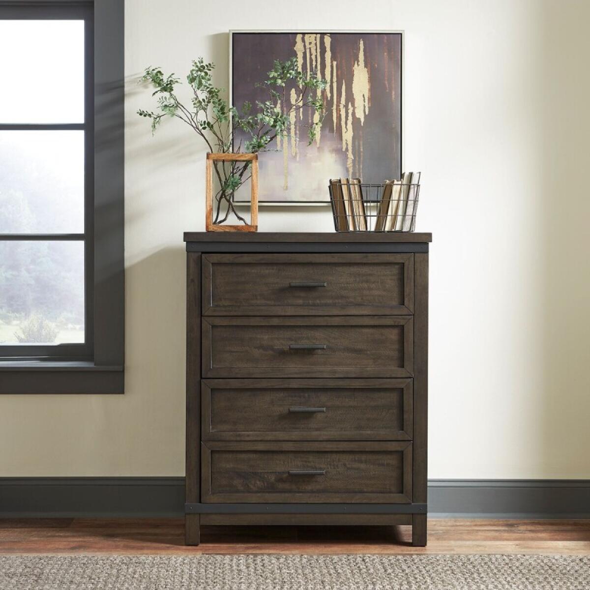 Thornwood Hills 4 Drawer Chest Youth Chests Brown 2 Thornwood Hills 4 Drawer Chest Youth Chests Brown 2