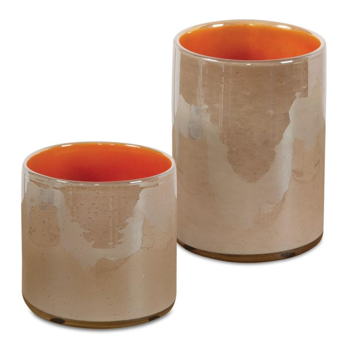 f8273a822d79734bea18d1989ecc041c Tangelo Vases, S/2 - Image 1