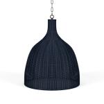 Hampton Rattan Pendant Large Lighting Blue 9