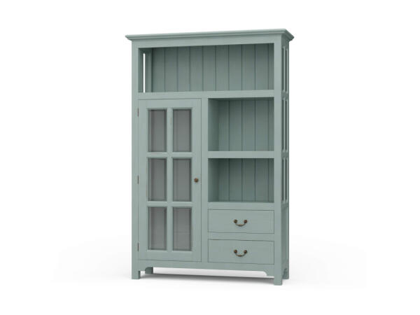 Aries Kitchen Single Door Cupboard Dining Storage Blue