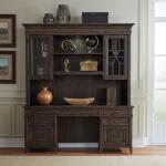 Paradise Valley Executive Credenza Hutch Office Storage Brown 12