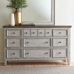 Artisan Prairie 2 Drawer Night Stand w/ Charging Station Nightstands Liberty Furniture 11