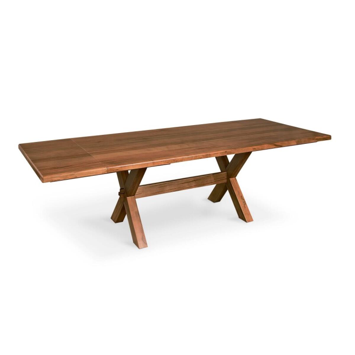 f86238c359bfd5d59589c14bb21469d4 Crossbuck Dining Table with Extendable Leaves - Image 1