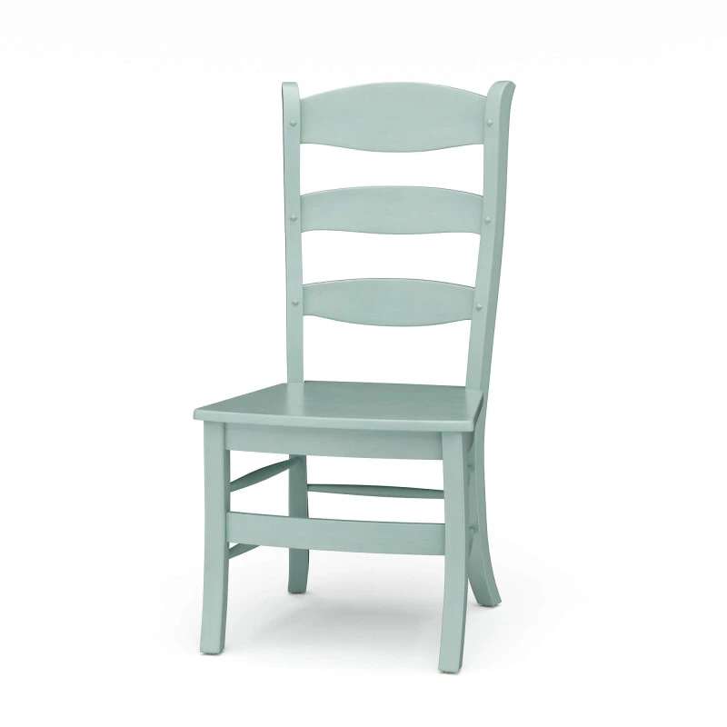 f8829cfca343144c68a8b9123f9f9876 Peg & Dowel Ladder Back W/ Wooden Seat - Image 1