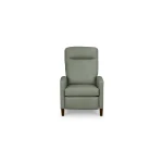 Emmett Leather Track Arm Lay Flat Manual Recliner