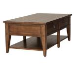 Lake House 3 Piece Set (1-Cocktail 2-End Tables) Table Sets Brown 10