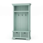 Homestead Hallstand W/ Rattan Baskets