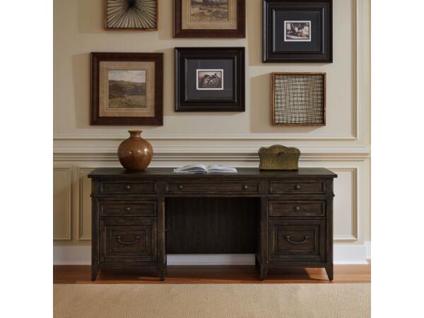 Paradise Valley Executive Credenza Office Storage Brown