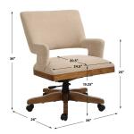 Aspect Desk Chair Office Chairs Cream 23