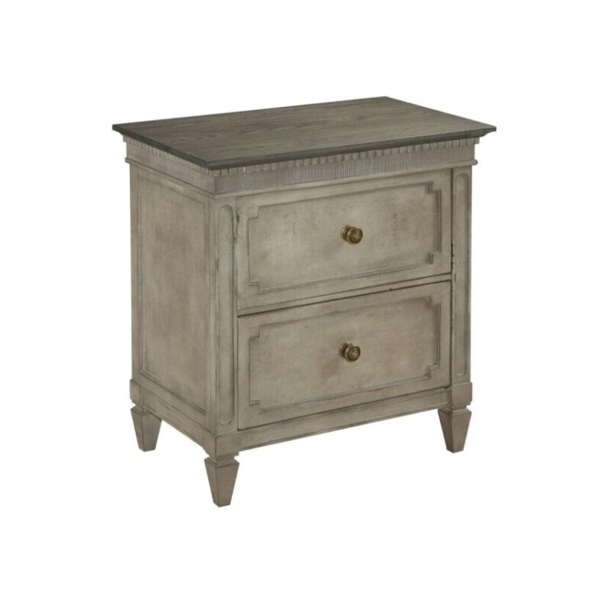 f8e6714736c29317784e0f32189f45d6 Savona Ax Two Drawer Nightstand - Image 1