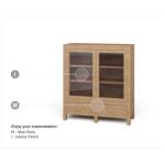 Kagu 2 Doors Sideboard W/ Rattan - Image 4