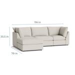 Beckham Modular Sofa with Ottoman - Image 3