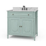 Nantes Single Vanity W/ Sink & Marble Top