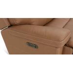 Fletcher Leather Power Reclining Sectional - Image 8