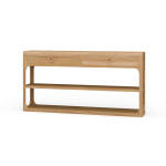 Corte Open Console Table W/ 2 Drawers