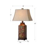 Colorful Flowers Table Lamp Lighting Cream 11