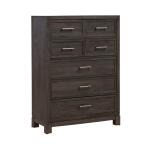 Modern Edge 5 Drawer Chest Chests Brown 15