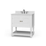 Cottage Guest Vanity W/ Sink & Marble Top