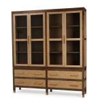 Kagu 4 Door Tall Cabinet W/ Premium Rattan - Image 4