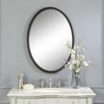 Sherise Oval Mirror, Bronze - Image 4