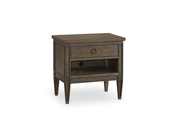 Charlotte Bedside Table Nightstands Bassett Furniture