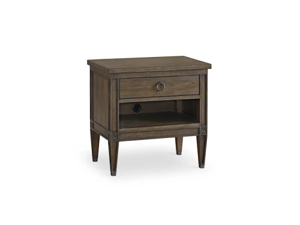 Charlotte Bedside Table Nightstands Bassett Furniture