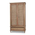 Jamison Wardrobe W/ Rattan Door - Image 6