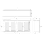 Wilmington 4 Door Sideboard - Image 8