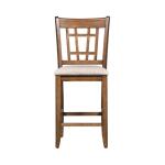 Santa Rosa 24 Inch Lattice Back Counter Chair Barstools Antique Honey 14