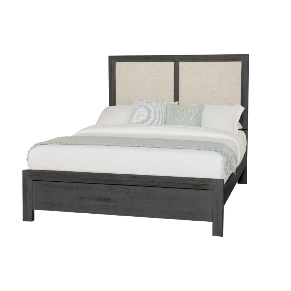 fa37cbdb5884fb2b7ae85658e57eb56f Custom Express King Upholstered Bed-pebble - Image 1