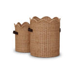 Scalloped Laundry Baskets Set Of 2 - Image 4