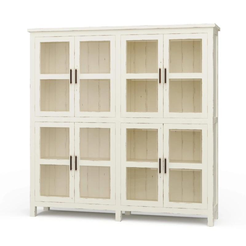 fa51aae271d22b86529f6bc63915deaf Madrone 8 Door Display Cabinet - Image 1