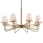 Lassen, 8 Lt Chandelier Lighting Gold 37