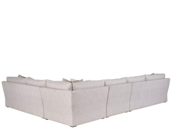 Hadlee Loveseat 4 pc Sectional Sectionals Cream 9