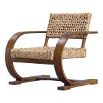 Rehema Accent Chair, Pecan - Image 8