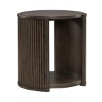 City View Round End Table End tables Brown 13
