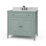 Nantes Single Vanity W/ Sink & Marble Top