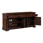 Arden Road 74 Inch TV Console Entertainment Stands Brown 22